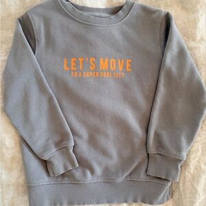Zara Gray Sweatshirt size 7